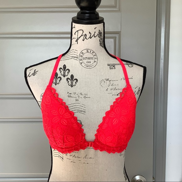 ❤️‍🔥 PINK Lace Bra ❤️‍🔥 - Picture 1 of 11